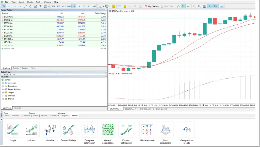 Exness MetaTrader 5 (MT5)